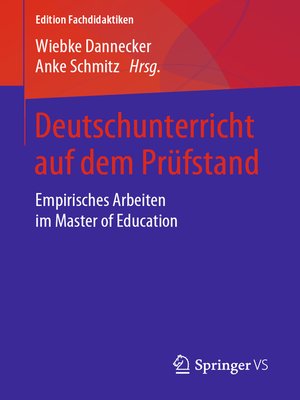 cover image of Deutschunterricht auf dem Prüfstand